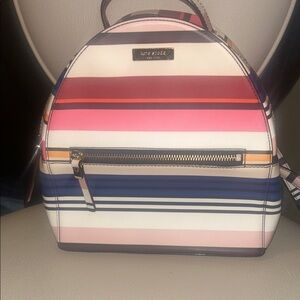 Kate Spade Colorful Striped Backpack